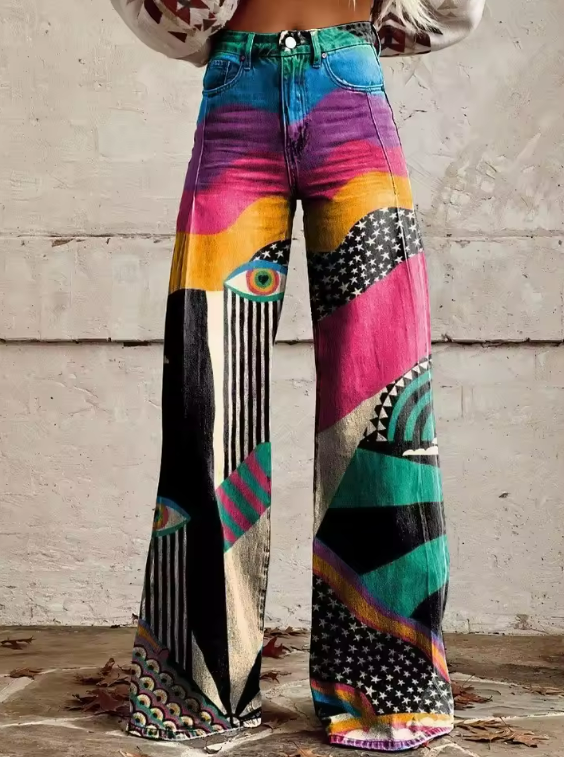 Tove ™ - Pantaloni Vintage Boho