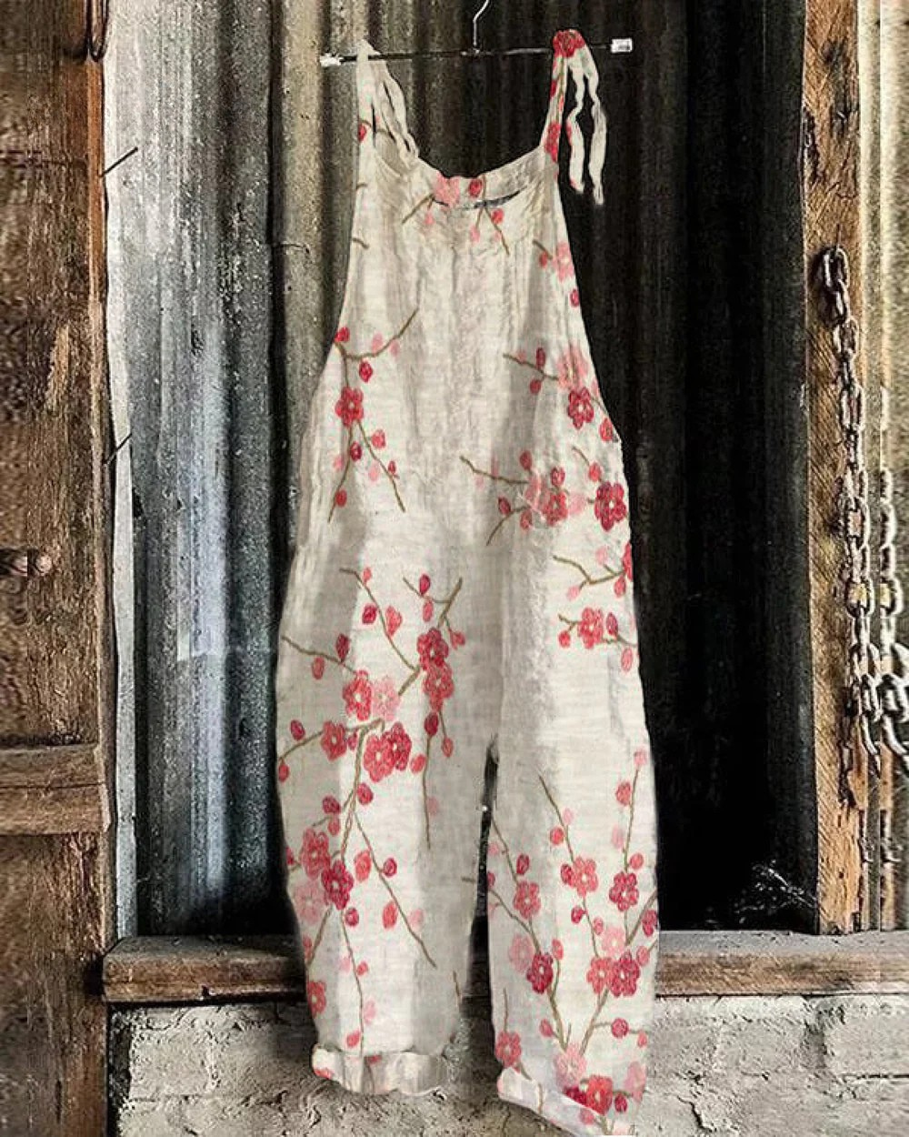 Sabreen - Salopetă Elegantă Cu Imprimeu Floral