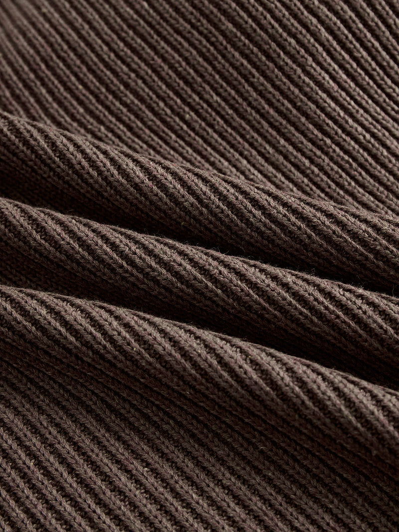 Jaylene  - Rochie Pulover Tricotată cu Guler înalt