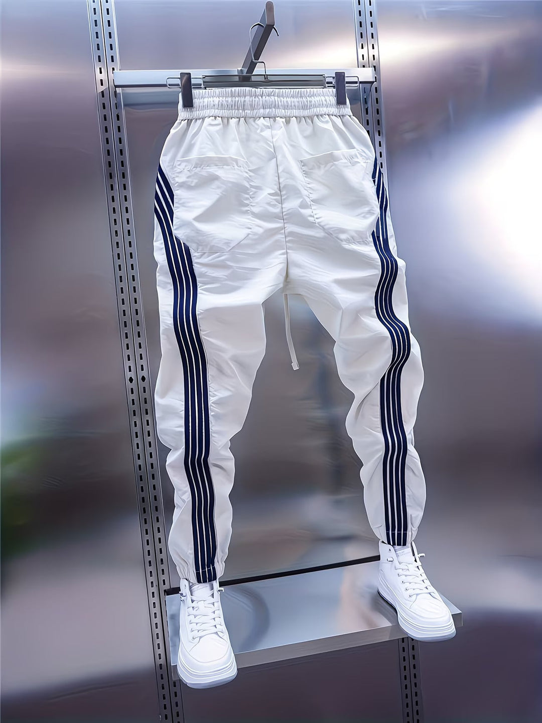 Itzik - Pantaloni Casual Cu Buzunare în Spate