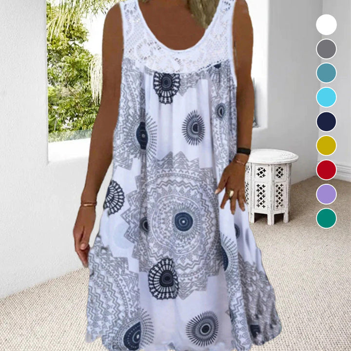 Paduch - Rochie Casual De Vară Fără Mâneci Cu Imprimeu