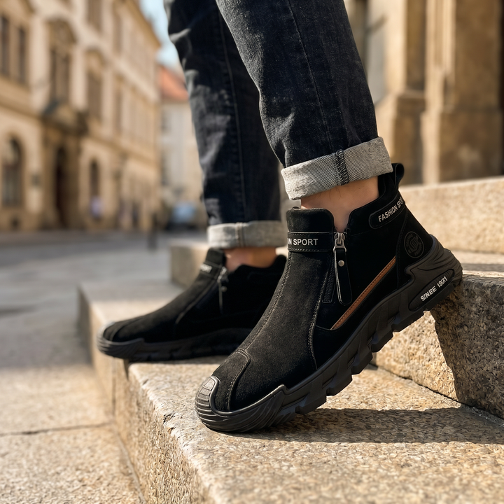 Jaquarius – Adidași Moderni cu Fermoar Lateral