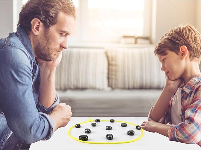 MindSpark - Set De șah Magnetic Joc Strategic Distractiv Pentru Copii și Familii