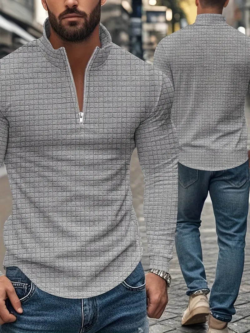 Jarryd - Hanorac Cu Mâneci Lungi Si Fermoar Pe Jumătate