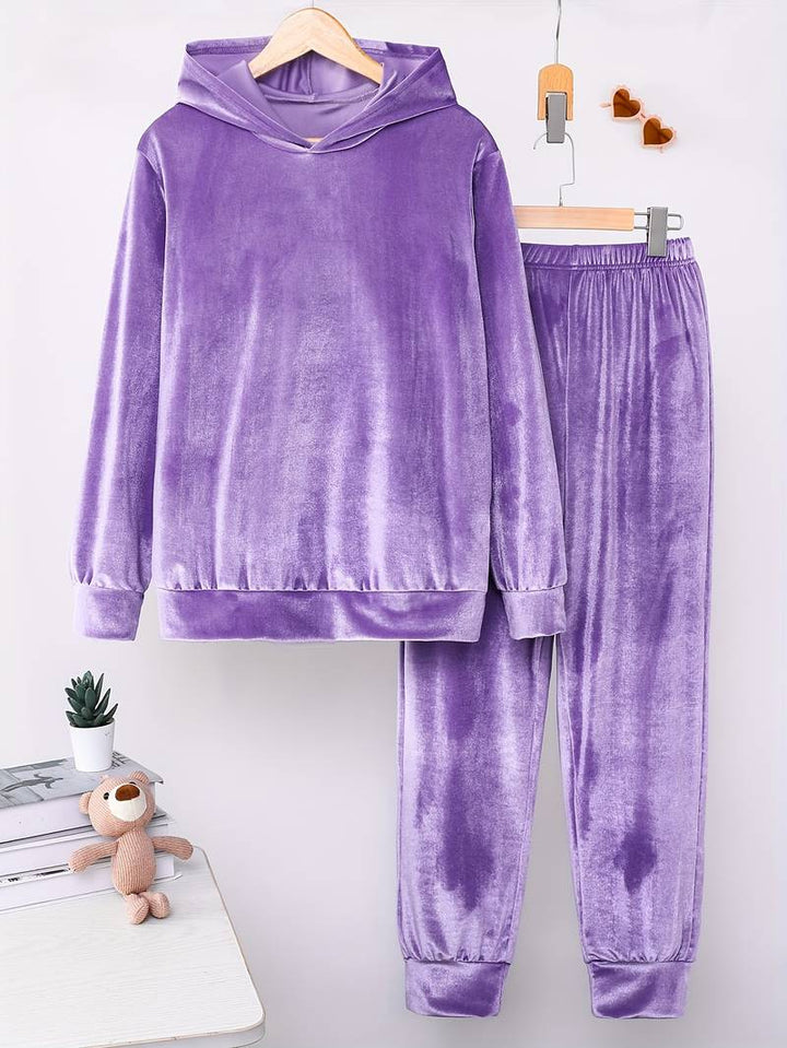 Tiferet - Set Elegant Format Din Pulover cu Glugă și Pantaloni