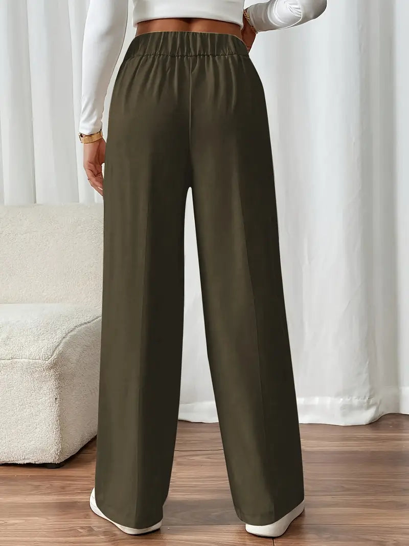 Orvella - Pantaloni Confortabili Largi Cu Buzunare