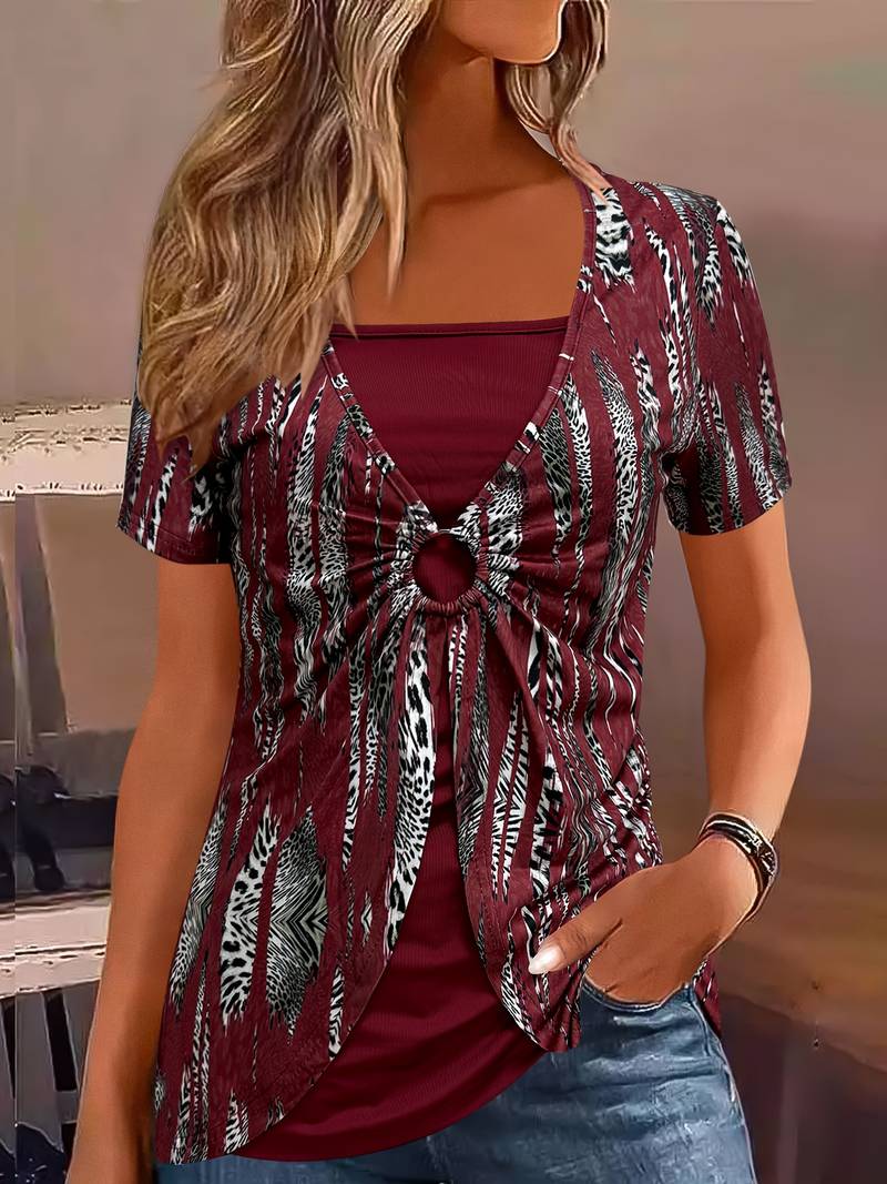 Nairy - Tricou Casual Cu Imprimeu