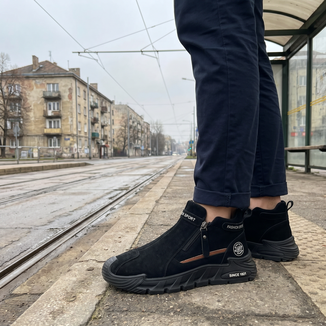 Jaquarius – Adidași Moderni cu Fermoar Lateral