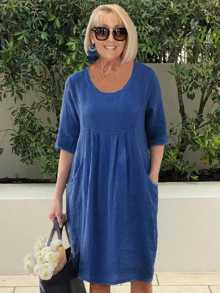 Devyn - Rochie Elegantă Cu Buzunar
