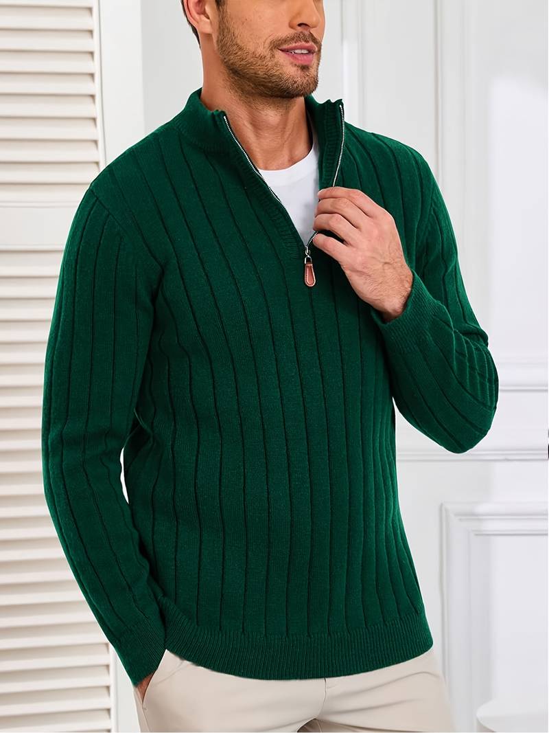 Yedidya - Pulover Casual cu Mâneci Lungi Din Tricot