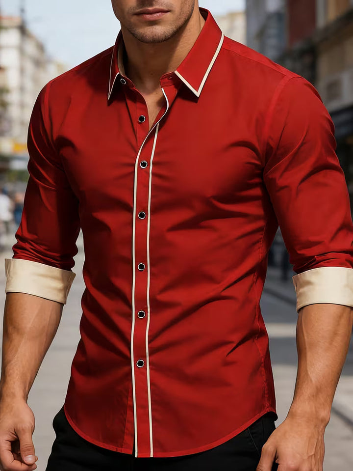 Daven - Cămașă Afaceri Casual Slim Fit