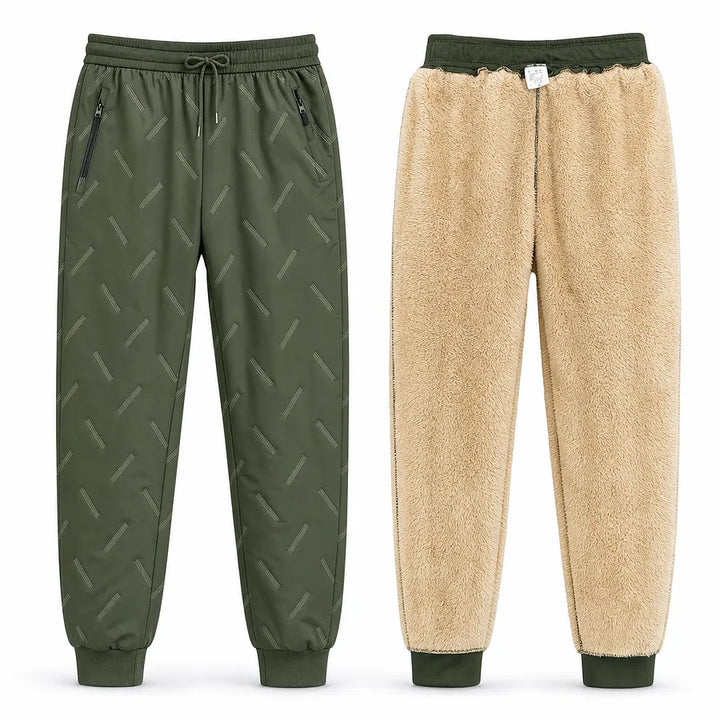Kervina – Pantaloni Sport Cu Croială Lejeră Și Căptușeală Din Sherpa