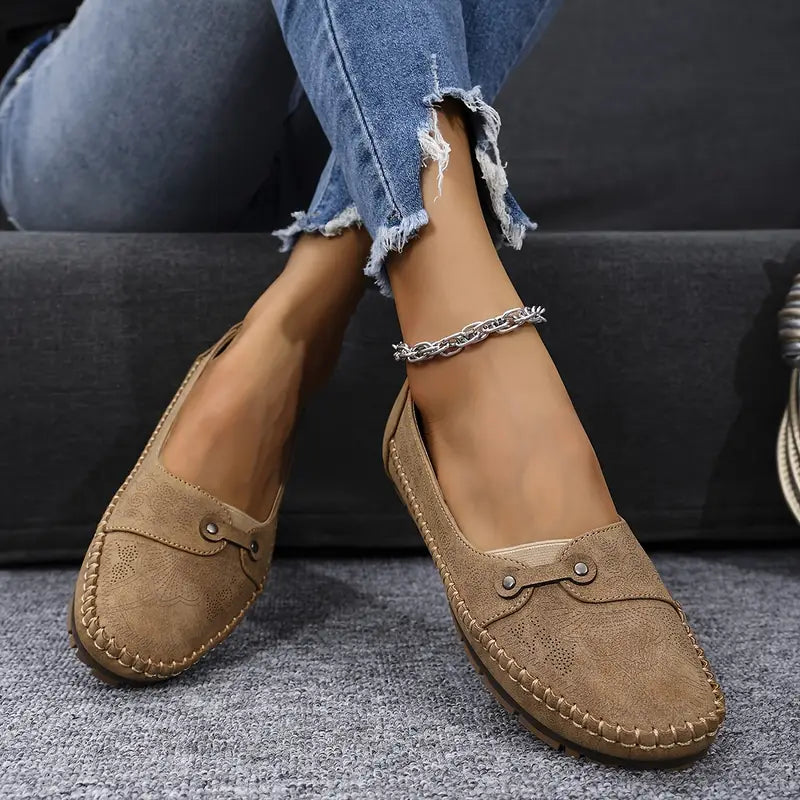 Rumina - Pantofi Casual Din Piele Antiderapantă