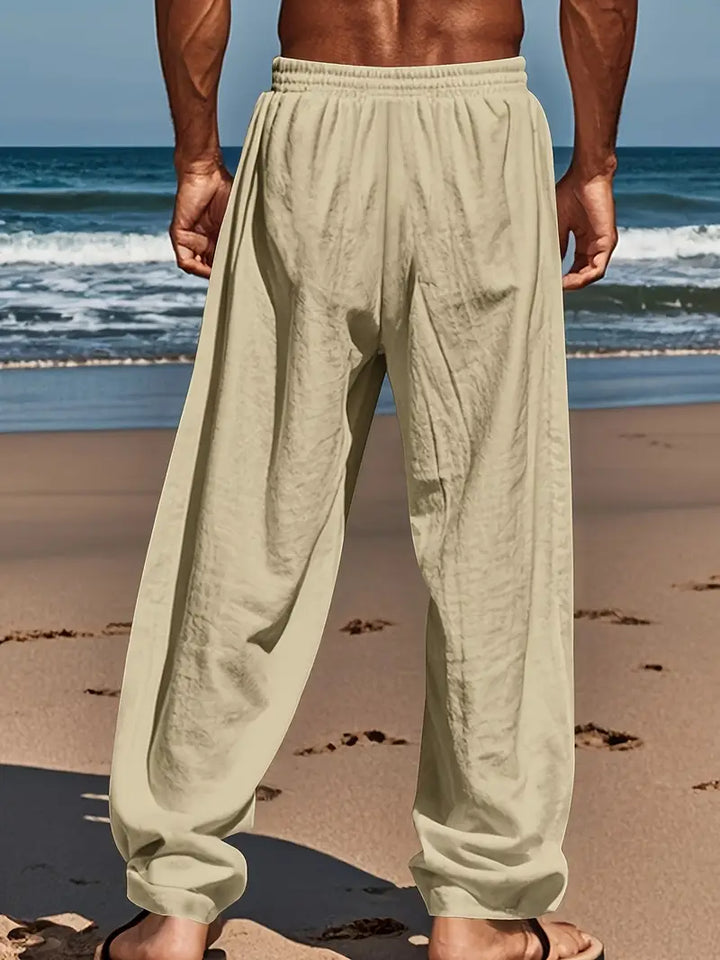 Babaev - Pantaloni Eleganți Din In