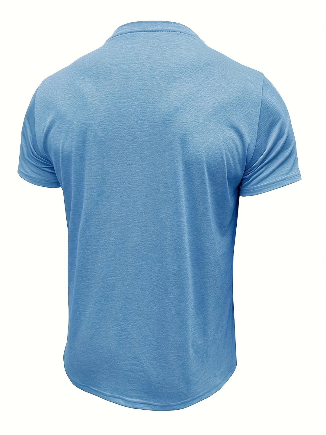 Saxon - Tricou Elegant Cu Guler Rotund și Buzunar
