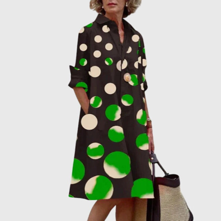 Oshadi - Rochie Mini Elegantă cu Buzunar