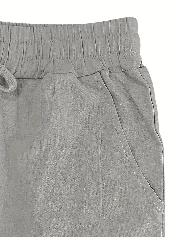Babaev - Pantaloni Eleganți Din In