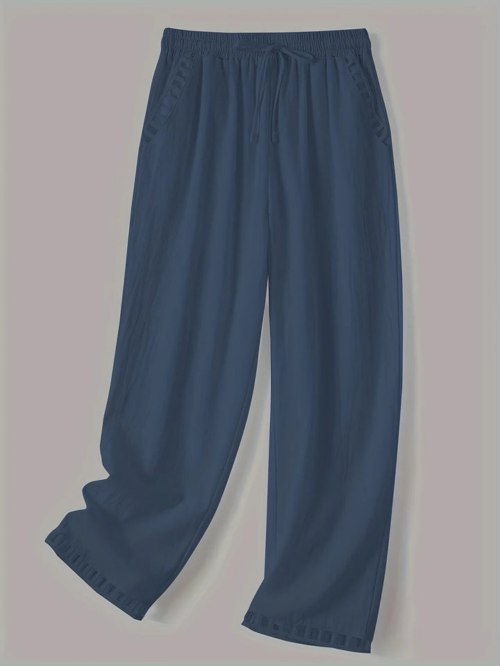 Tracey - Contrastul Trim Pantaloni Tăiați
