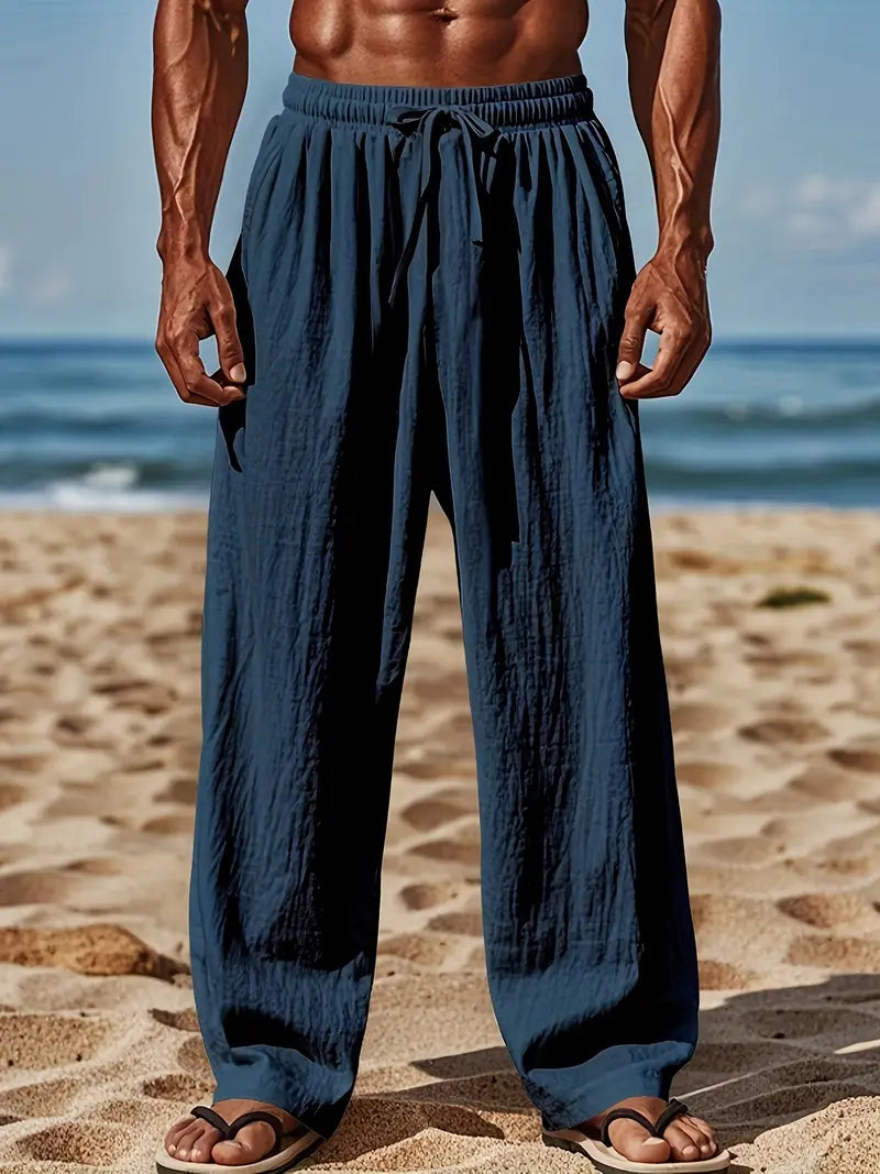 Babaev - Pantaloni Eleganți Din In