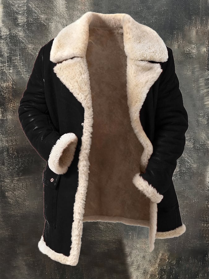 Wojciech - Jachetă Călduroasă Din Pluș Gros