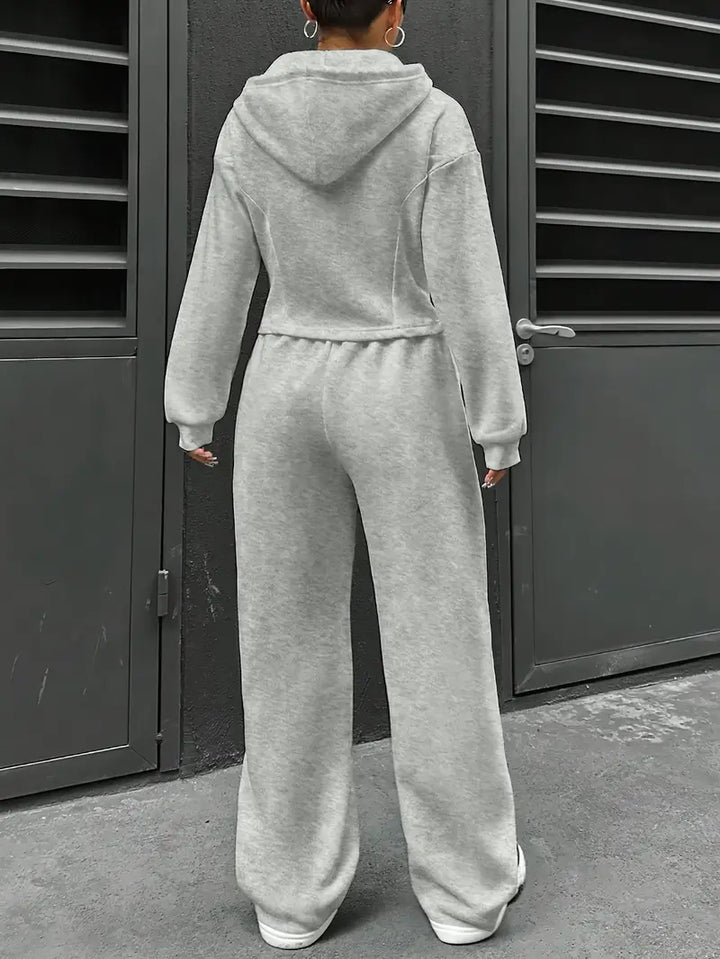 Nanci - Set Casual Cu Două Piese Cu Mâneci Lungi