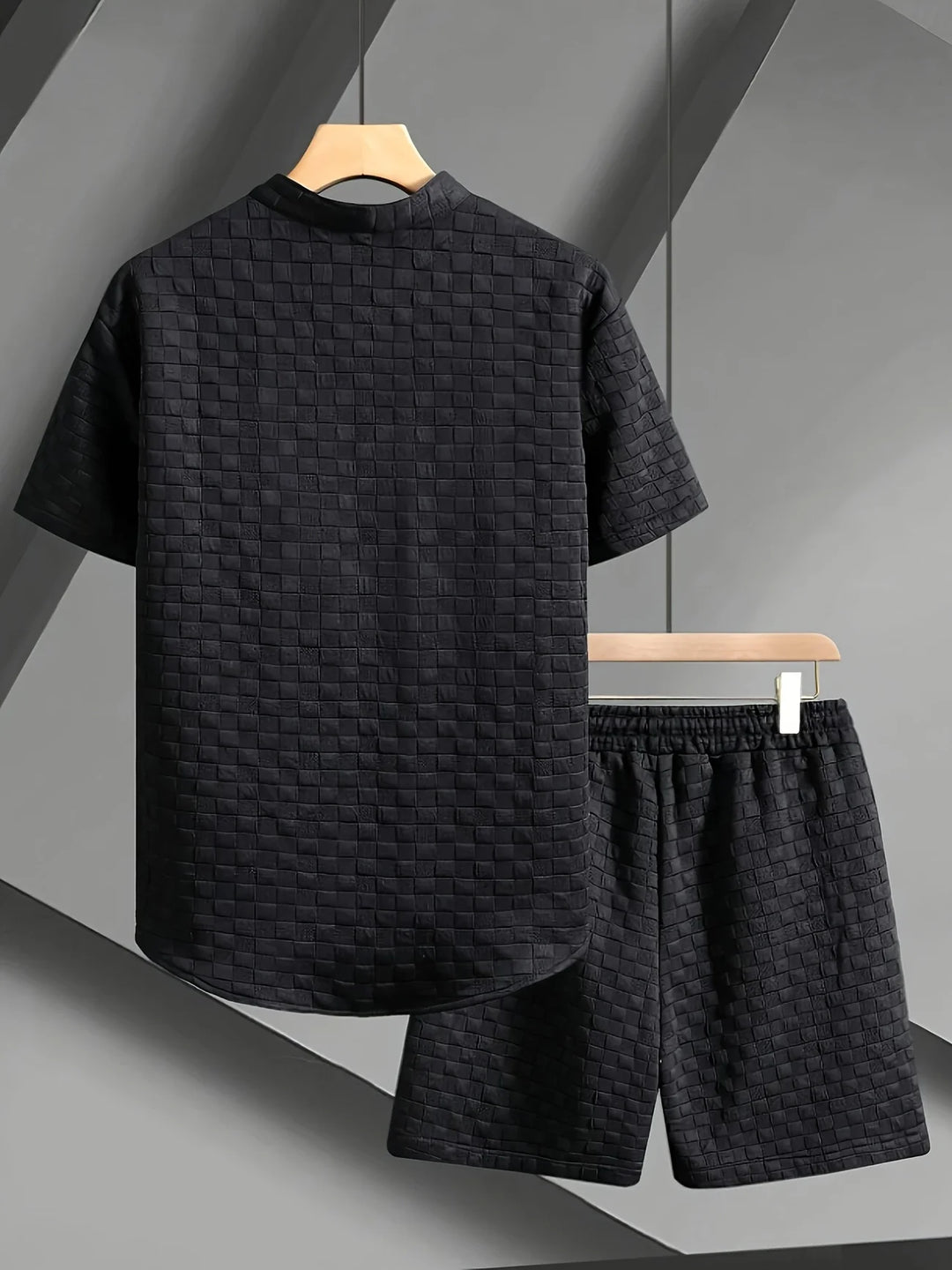 Zane - Set Casual De vară Cu Cămașă Cu Mâneci Scurte și Pantaloni Scurți