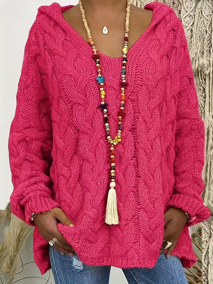 Miette - Pulover Informale Cu Mâneci Lungi Din Tricot