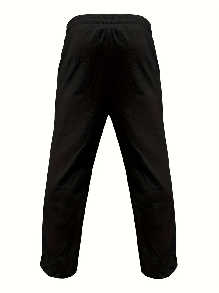 Beslan - Pantaloni Eleganți Cu Croi Drept Si Nasturi Aurii