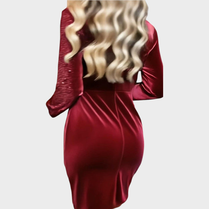 Cilla - Rochie Midi Strălucitoare