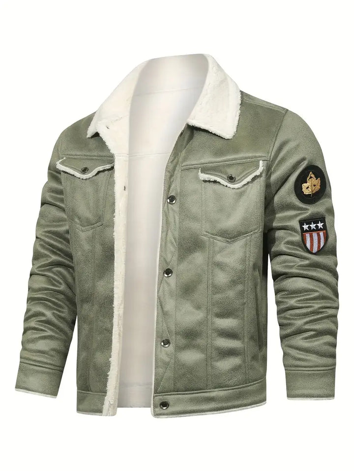 Frederik - Jachetă Casual Din Poliester Cu Căptușeală Din Materialul Sintetic