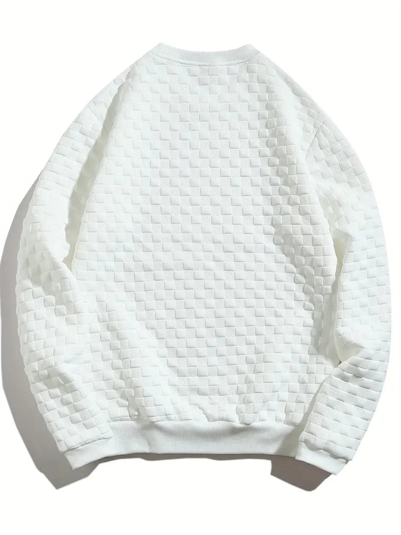 Lister - Pulover Casual cu Mâneci Lungi și Model în Carouri