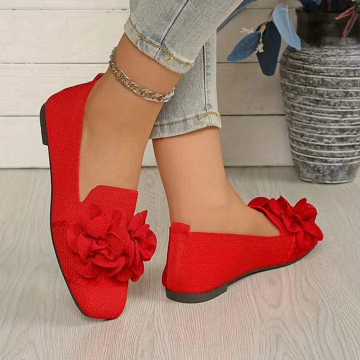 Catriona - Pantofi Cu Toc Plat Mary Jane Cu Imprimeu Floral