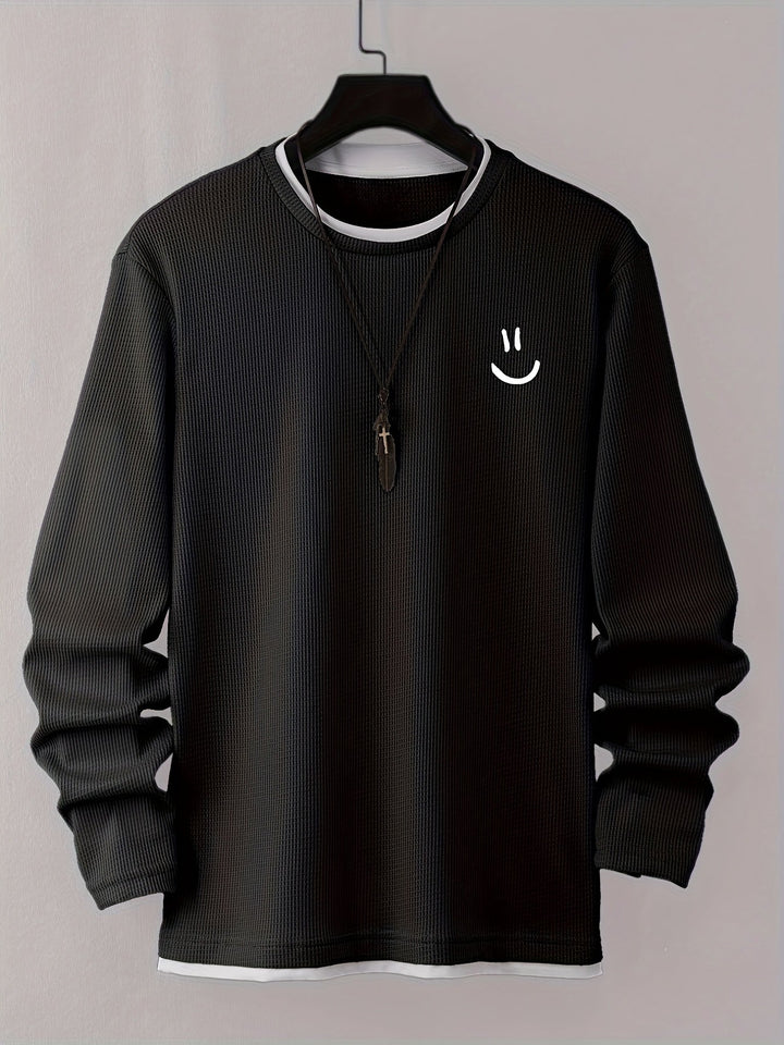 Desmond - Cămașă Cu Mâneci Lungi Si Imprimeu Cu Imprimeu cu față