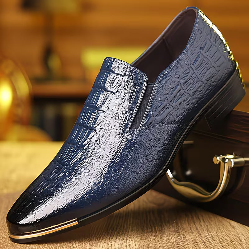 Natanor - Pantofi Casual cu Model Crocodil