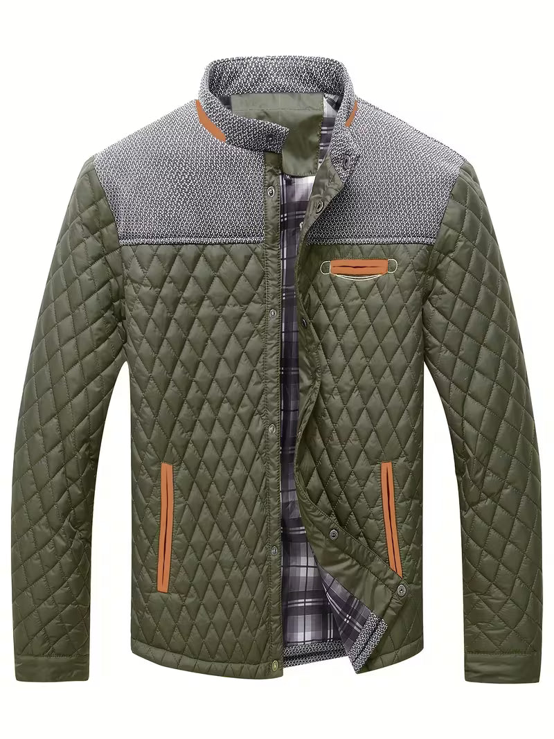 Stetson – Jachetă Matlasată Cu Patchwork Cu Diamante