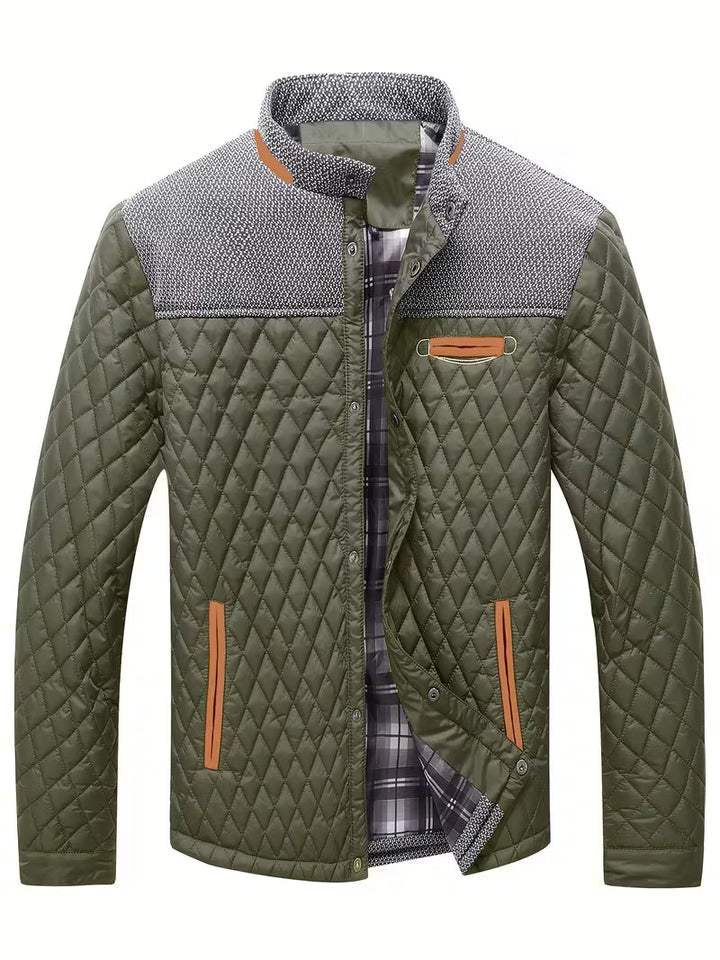Stetson – Jachetă Matlasată Cu Patchwork Cu Diamante
