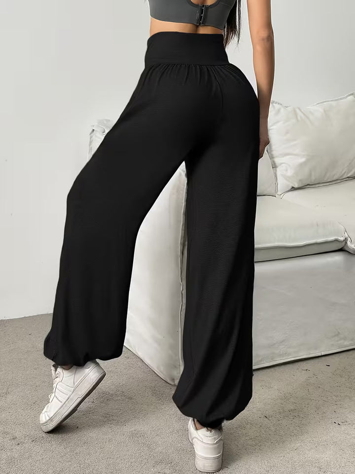 Millora – Pantaloni Elastici, Moi, Cu Croi Larg