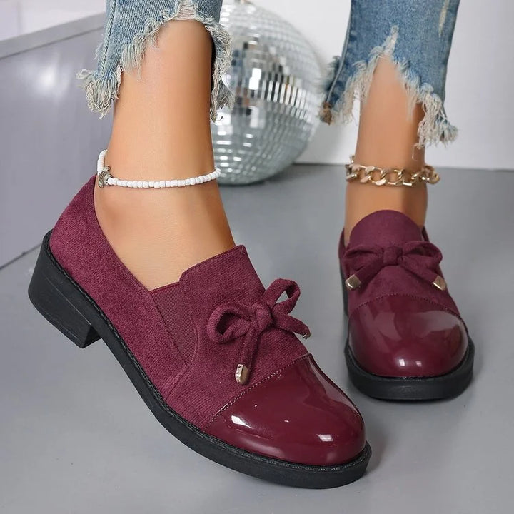 Azahra - Mocasini Eleganți Fără șireturi Cu Fundă