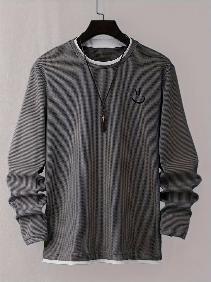 Desmond - Cămașă Cu Mâneci Lungi Si Imprimeu Cu Imprimeu cu față