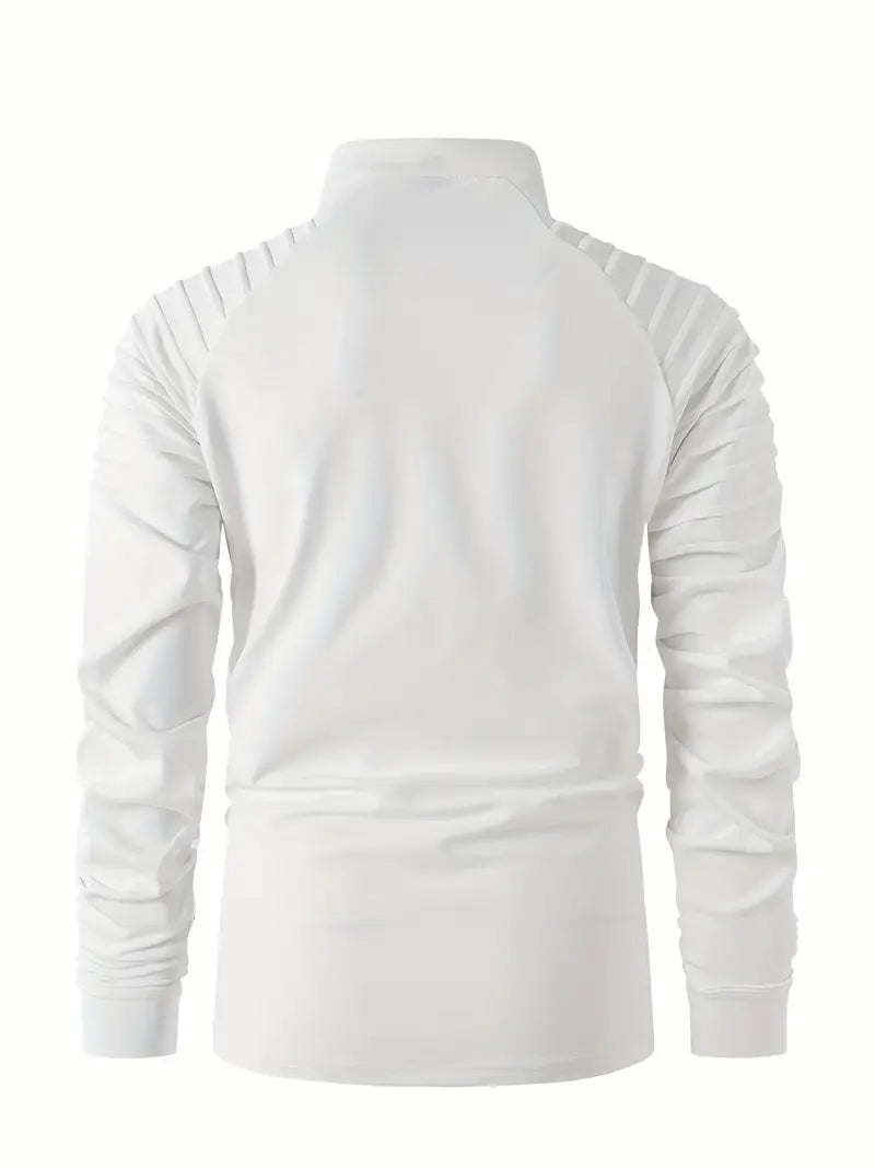 Linwood  - Tricou Polo Cu Mânecă Lungă și Fermoar