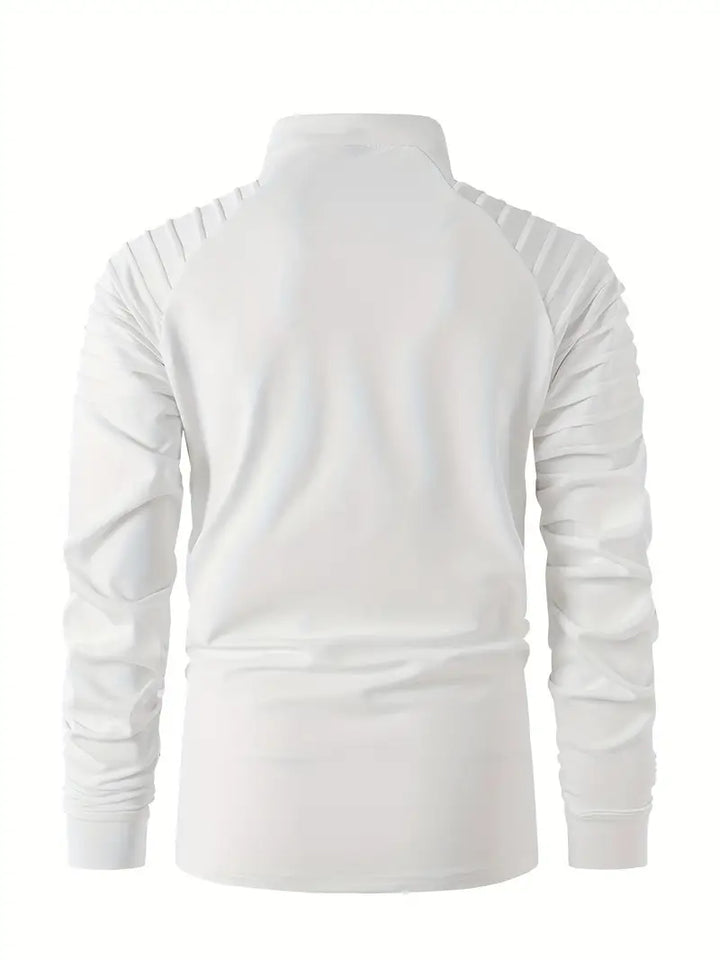 Linwood  - Tricou Polo Cu Mânecă Lungă și Fermoar