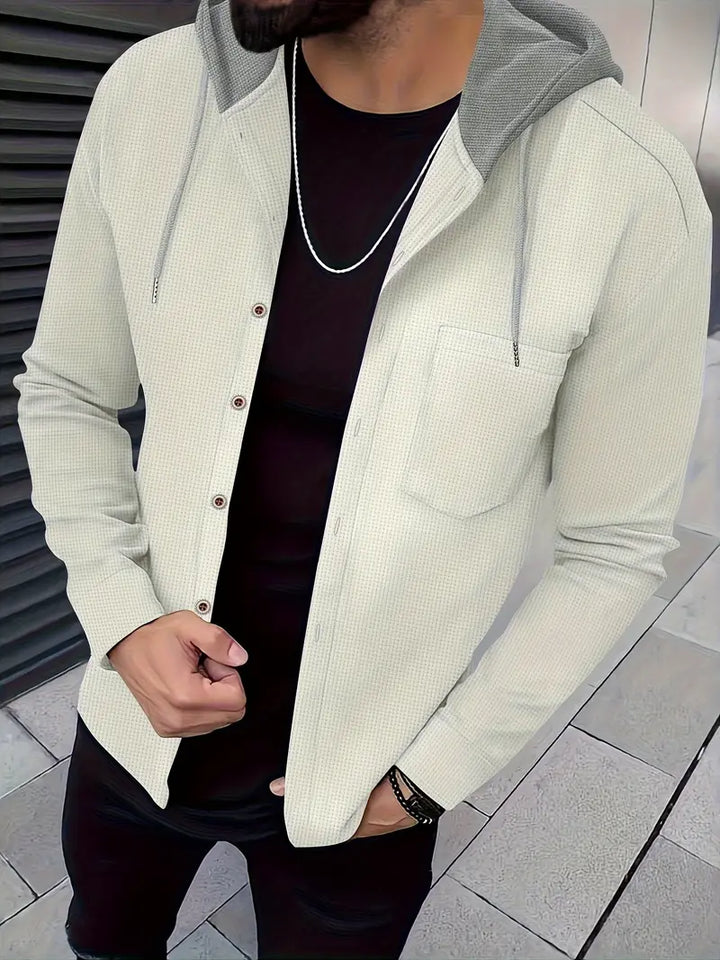 Johnathan - Jachetă Casual Cu Glugă și Buzunar