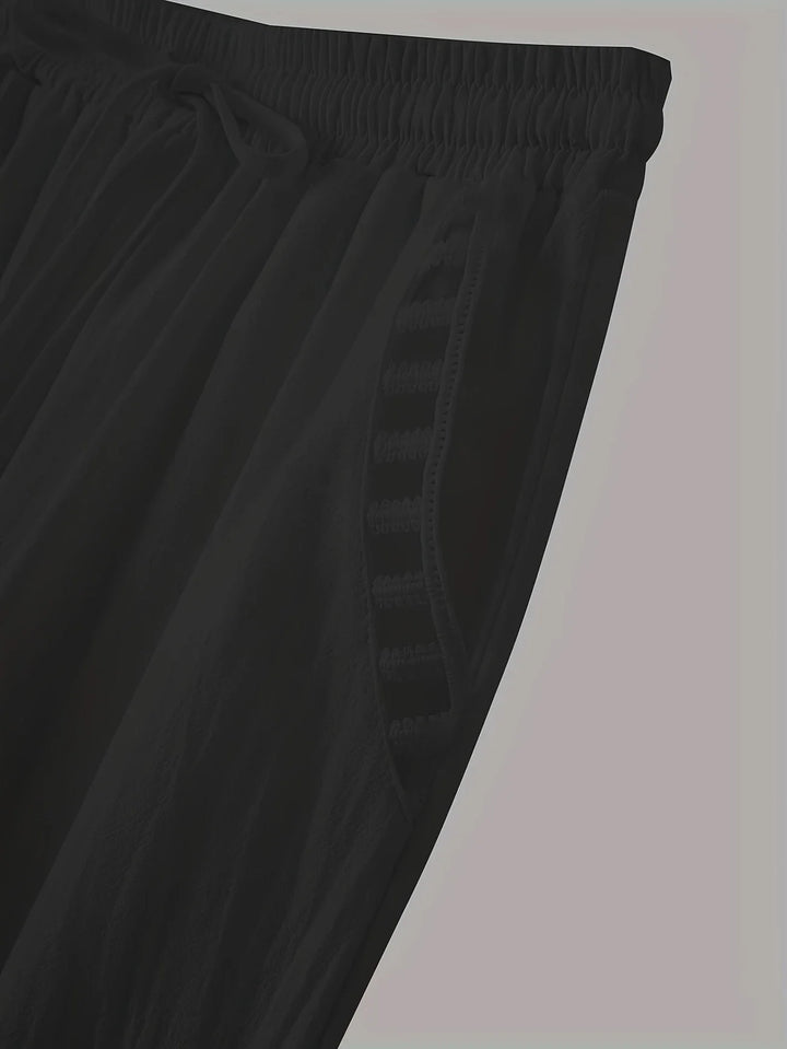 Tracey - Contrastul Trim Pantaloni Tăiați