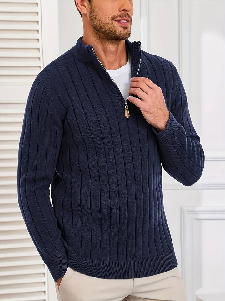 Yedidya - Pulover Casual cu Mâneci Lungi Din Tricot