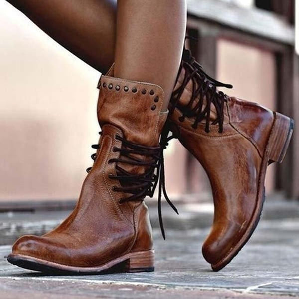 Ivone - Larnă Casual Cu Botine