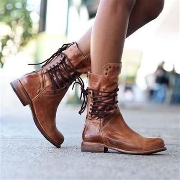 Ivone - Larnă Casual Cu Botine