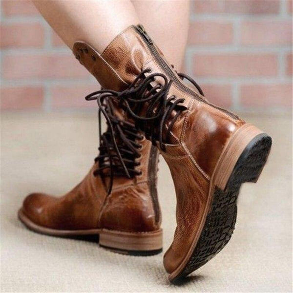 Ivone - Larnă Casual Cu Botine