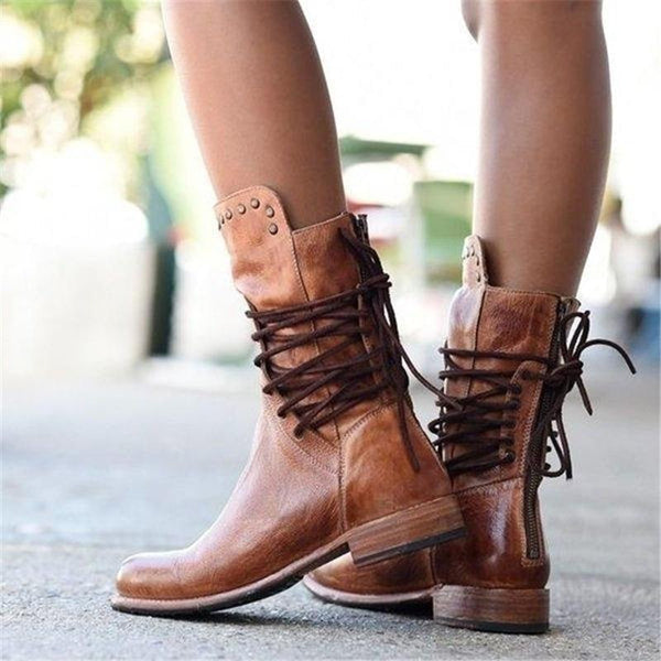 Ivone - Larnă Casual Cu Botine