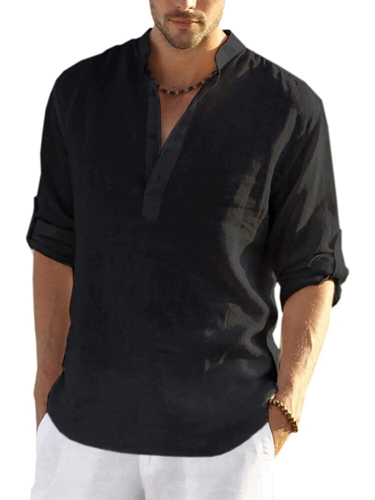 Panika - Camicia in Cotone e Lino