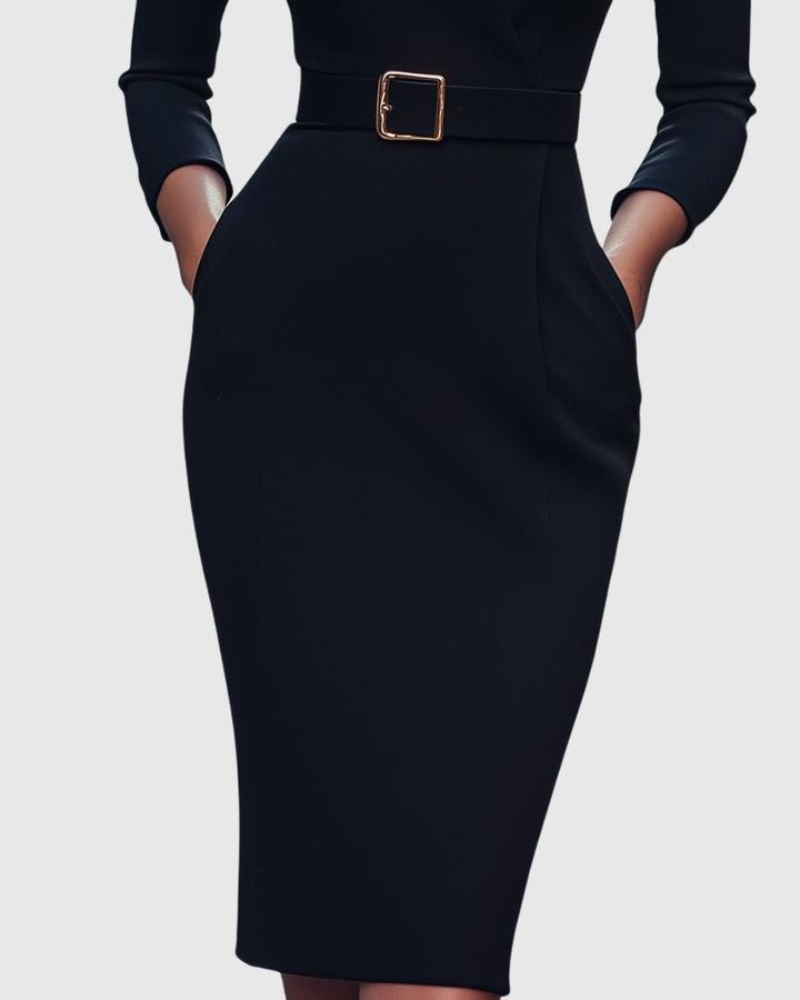 Meirav - Rochie Midi Elegantă